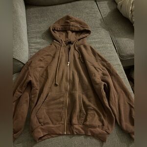 Brown women’s Hoodie Sweater